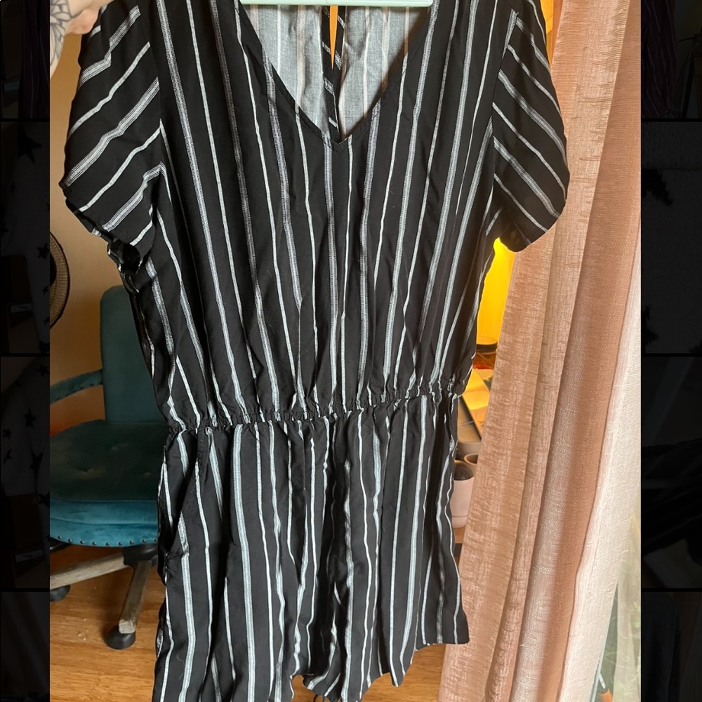 Black & White Romper